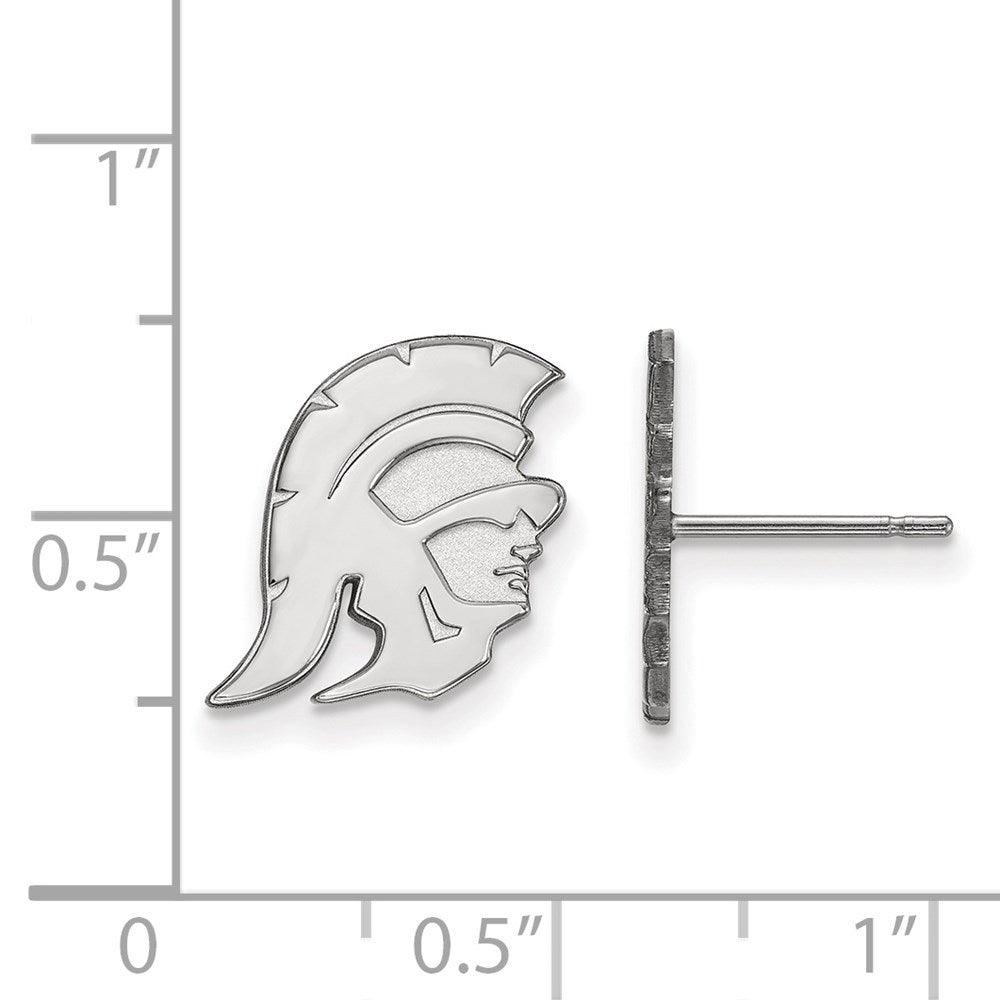 10K Weißgold University Of Southern California Trojan Klein Ohrstecker