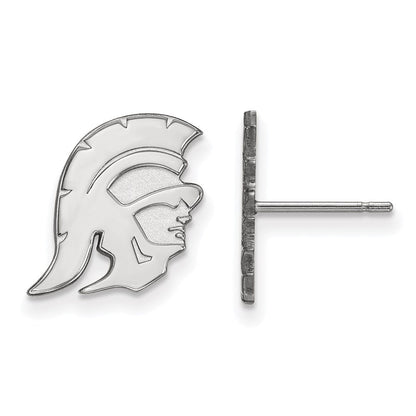 10K Weißgold University Of Southern California Trojan Klein Ohrstecker