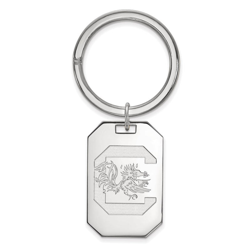 Sterlingsilber Rhodiniert Logoart University Of South Carolina Key Ring