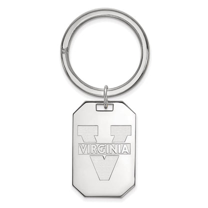 Sterlingsilber Rhodiniert Logoart University Of Virginia Key Ring