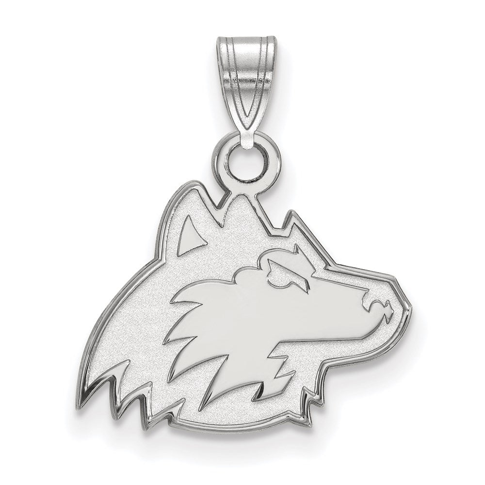 10K Weißgold Logoart Northern Illinois University Huskie Klein Anhänger