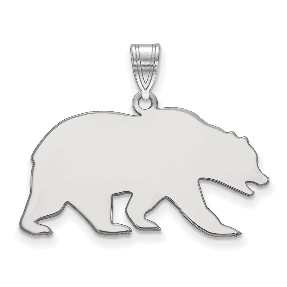 Sterlingsilber Rhodiniert Logoart University Of California Berkeley Bär Groß Anhänger