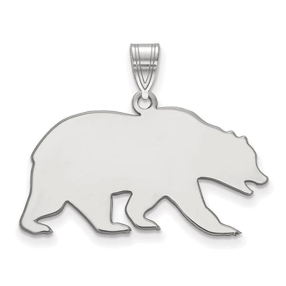 Sterlingsilber Rhodiniert Logoart University Of California Berkeley Bär Groß Anhänger