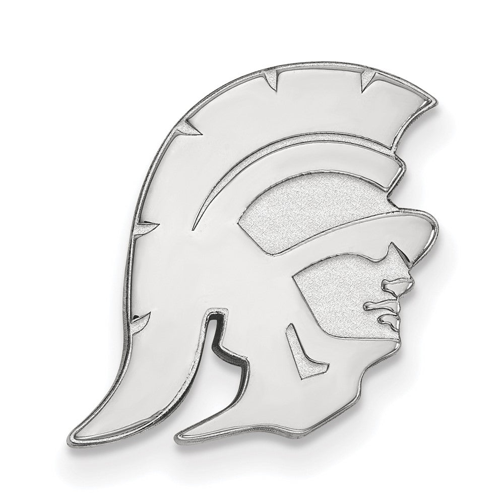 14K Weißgold University Of Southern California Trojan Anstecknadel