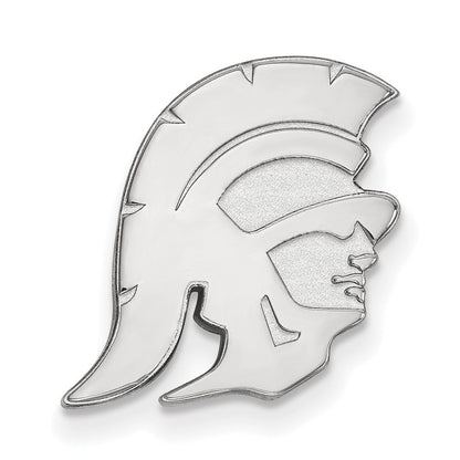 14K Weißgold University Of Southern California Trojan Anstecknadel