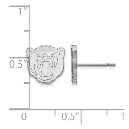Sterlingsilber Rhodiniert Logoart Baylor University Extra Klein Ohrstecker