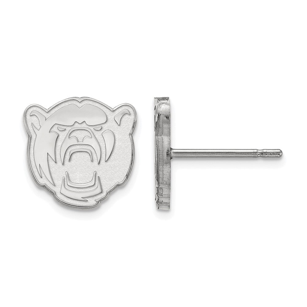 Sterlingsilber Rhodiniert Logoart Baylor University Extra Klein Ohrstecker