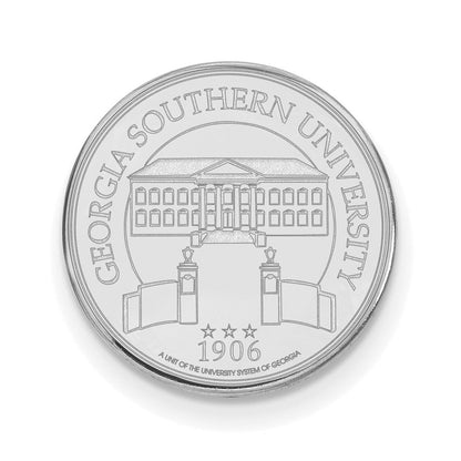 14K Weißgold Logoart Georgia Southern University Wappen Anstecknadel