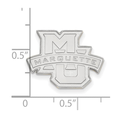 Sterlingsilber Rhodiniert Logoart Marquette University Anstecknadel