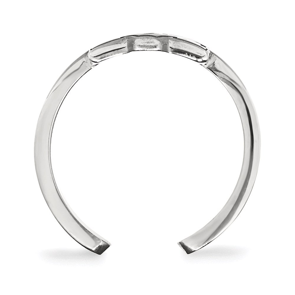 Sterlingsilber Rhodiniert Logoart Auburn University Zehenring