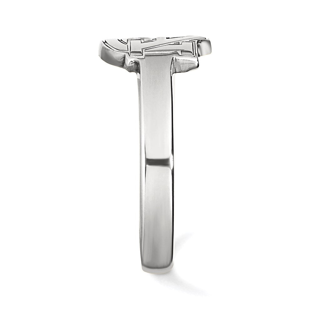 Sterlingsilber Rhodiniert Logoart Auburn University Zehenring