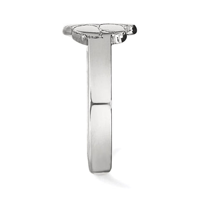 Sterlingsilber Rhodiniert Logoart Clemson University Tiger Paw Zehenring