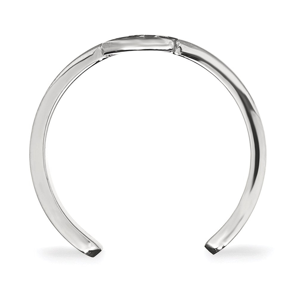 Sterlingsilber Rhodiniert Logoart Florida State University F S Zehenring