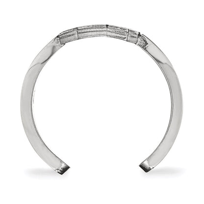 Sterlingsilber Rhodiniert Logoart Kansas State University Wildkatze Zehenring