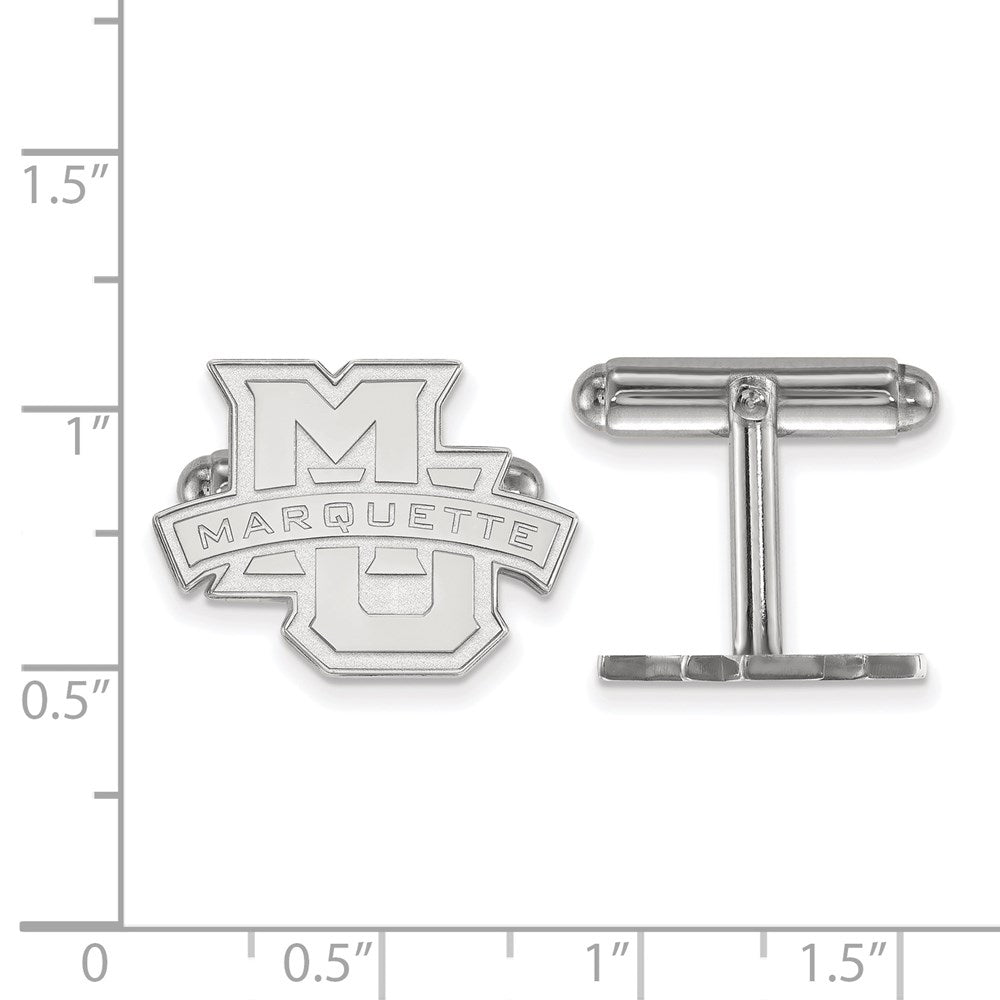 Sterlingsilber Rhodiniert Logoart Marquette University Manschette Knöpfe