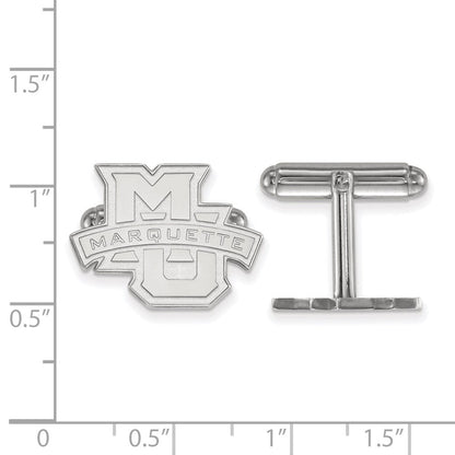 Sterlingsilber Rhodiniert Logoart Marquette University Manschette Knöpfe