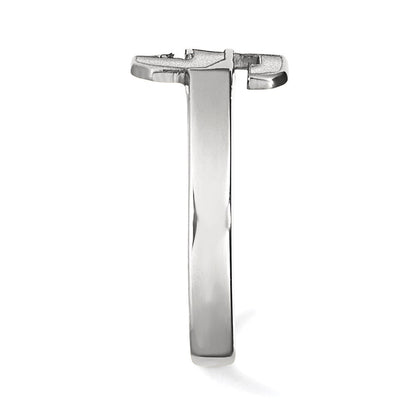 Sterlingsilber Rhodiniert Logoart Michigan State University Buchstabe S Zehenring