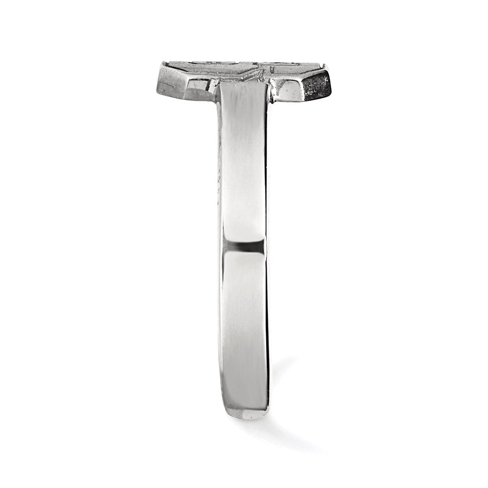 Sterlingsilber Rhodiniert Logoart North Carolina State University N C S Zehenring