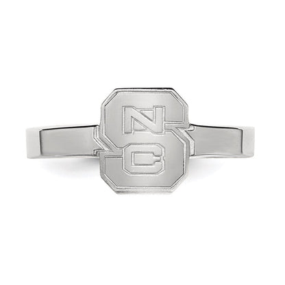 Sterlingsilber Rhodiniert Logoart North Carolina State University N C S Zehenring