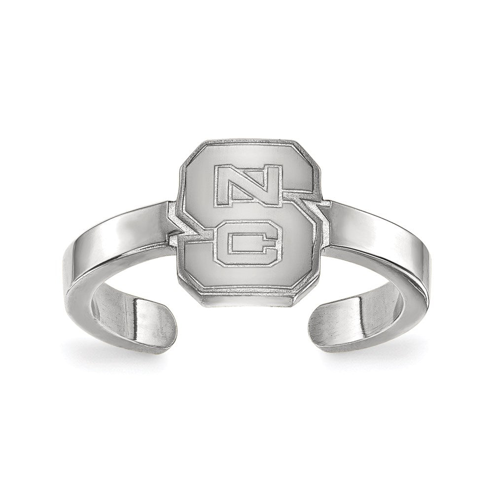 Sterlingsilber Rhodiniert Logoart North Carolina State University N C S Zehenring