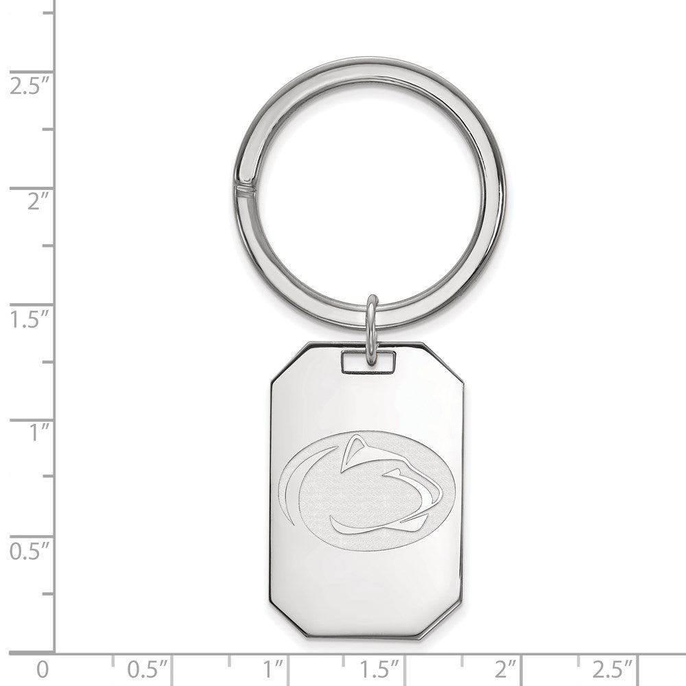 Sterlingsilber Rhodiniert Logoart Penn State University Key Ring