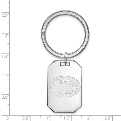 Sterlingsilber Rhodiniert Logoart Penn State University Key Ring