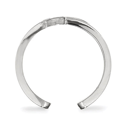 Sterlingsilber Rhodiniert Logoart University Of Alabama Zehenring