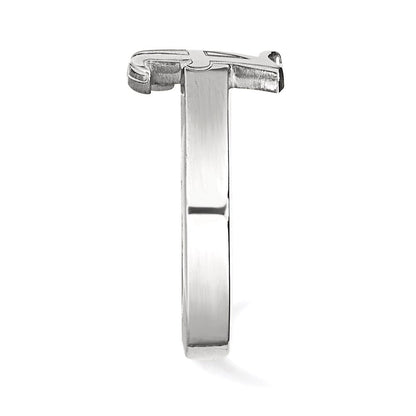 Sterlingsilber Rhodiniert Logoart University Of Alabama Zehenring
