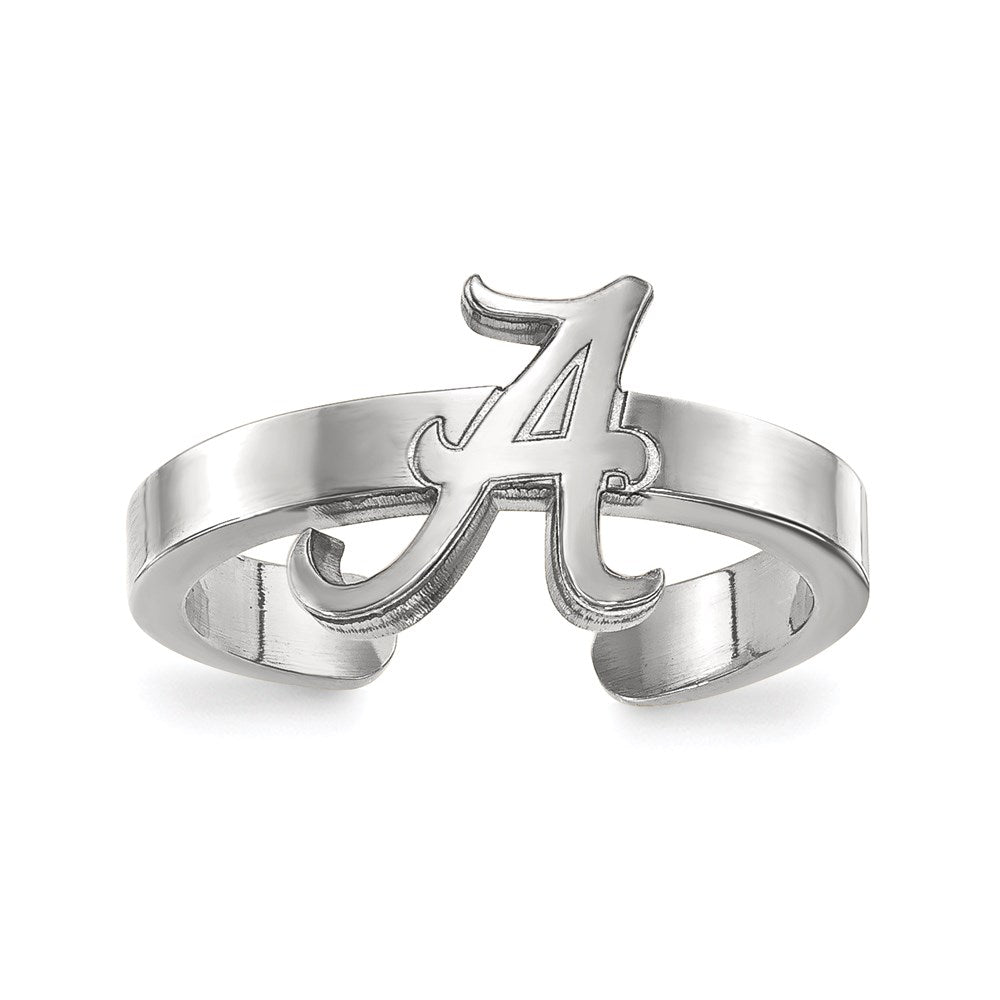 Sterlingsilber Rhodiniert Logoart University Of Alabama Zehenring