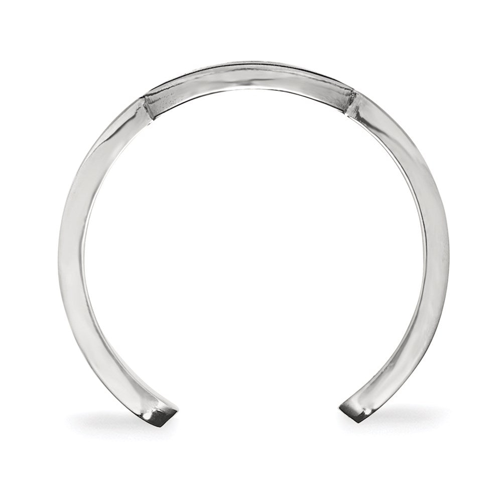 Sterlingsilber Rhodiniert Logoart University Of Georgia Buchstabe G Zehenring