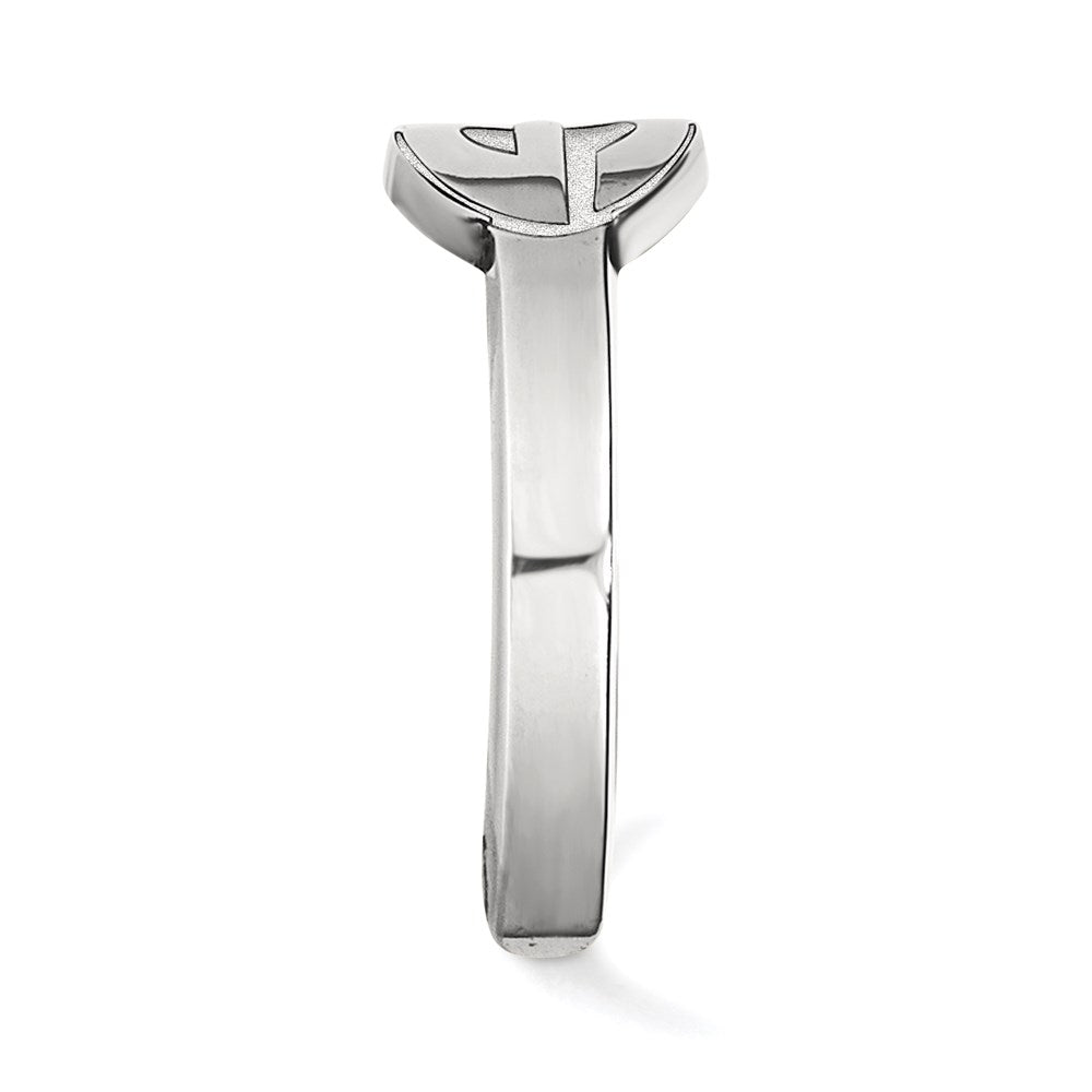 Sterlingsilber Rhodiniert Logoart University Of Georgia Buchstabe G Zehenring