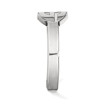 Sterlingsilber Rhodiniert Logoart University Of Georgia Buchstabe G Zehenring