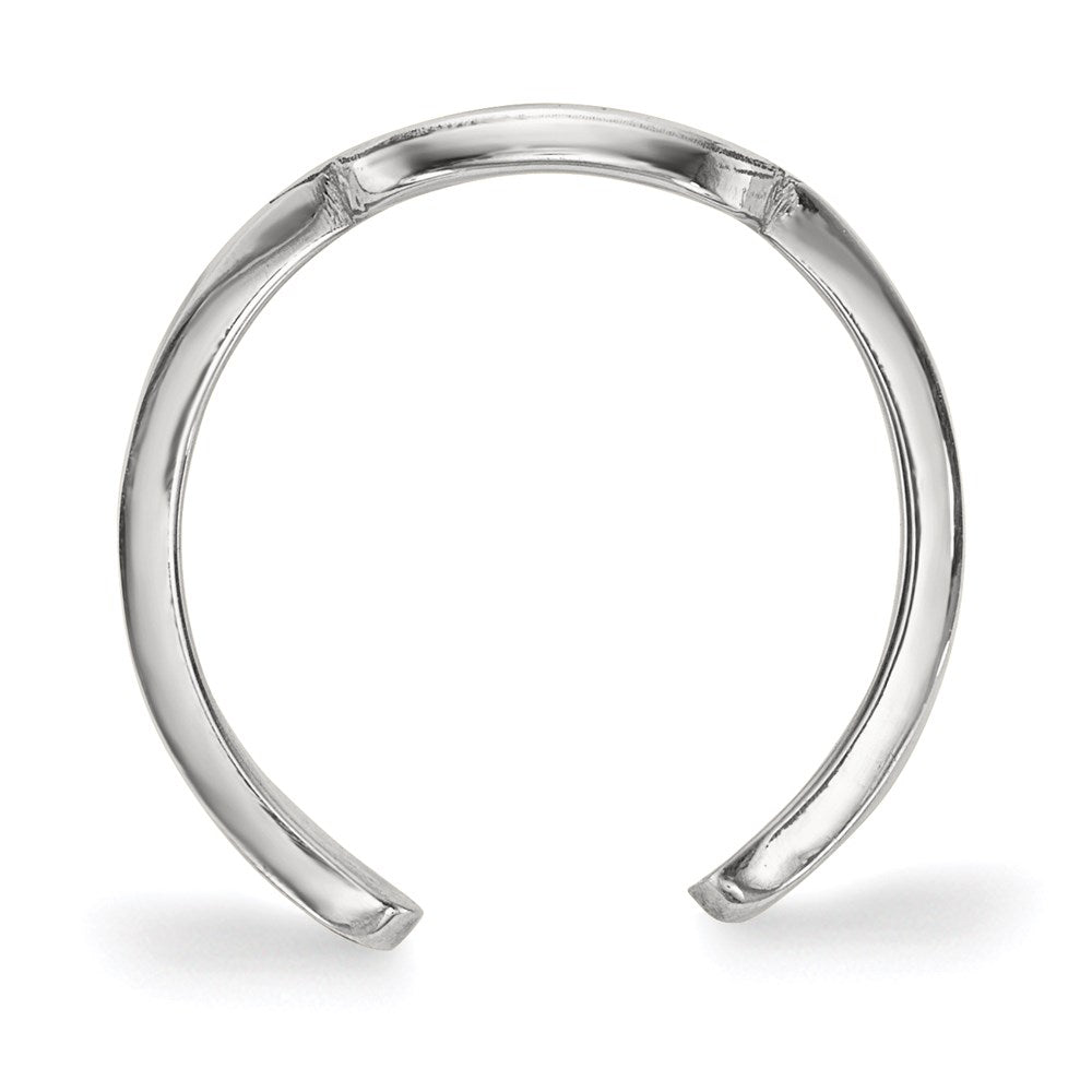 Sterlingsilber Rhodiniert Logoart University Of Iowa Hawk Zehenring
