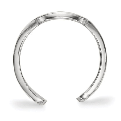 Sterlingsilber Rhodiniert Logoart University Of Iowa Hawk Zehenring