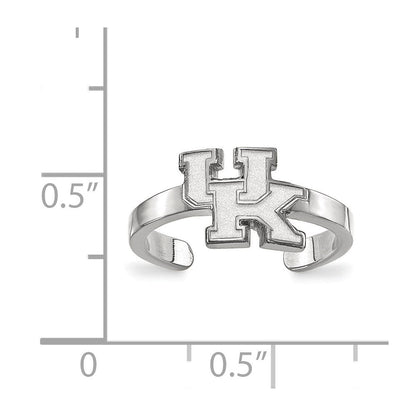 Sterlingsilber Rhodiniert Logoart University Of Kentucky U K Zehenring