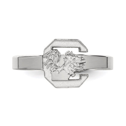 Sterlingsilber Rhodiniert Logoart University Of South Carolina Zehenring