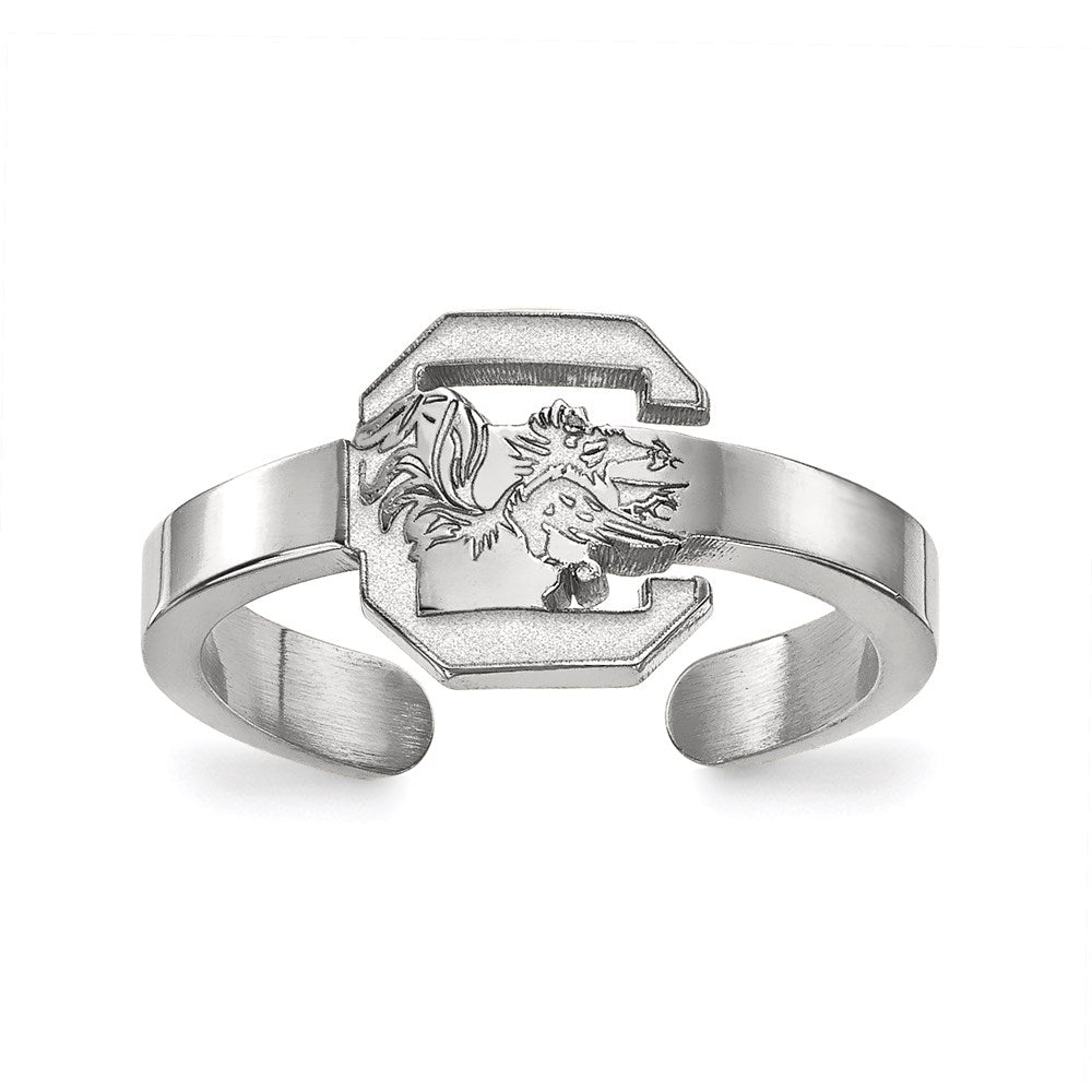 Sterlingsilber Rhodiniert Logoart University Of South Carolina Zehenring