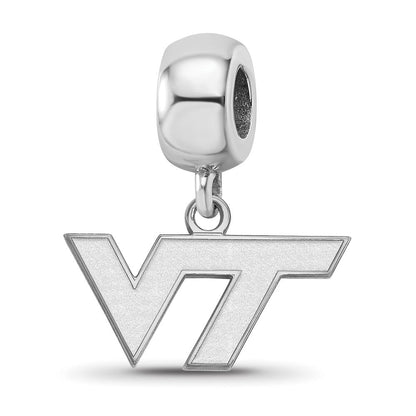 Sterlingsilber Rhodiniert Logoart Virginia Tech Xs Hängend Perle