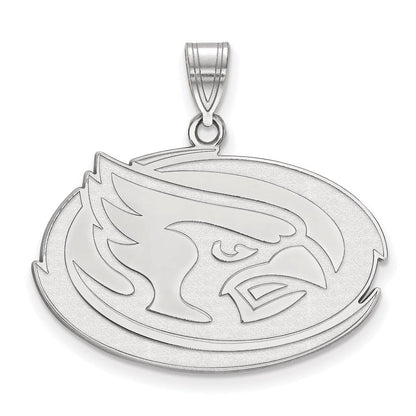 10K Weißgold Logoart Iowa State University Cardinal Groß Anhänger