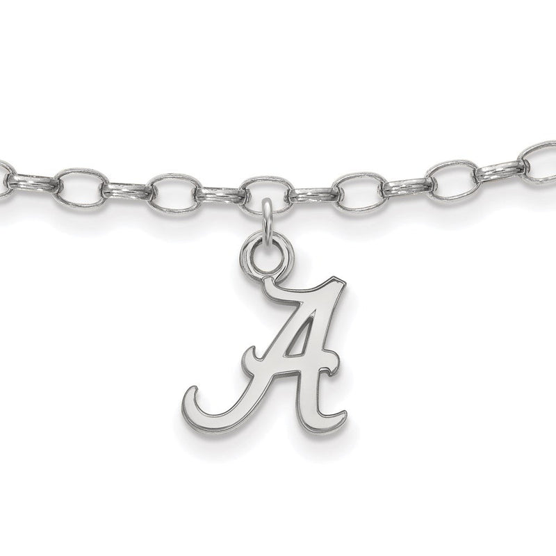 Sterlingsilber Rhodiniert Logoart University Of Alabama Fußkettchen