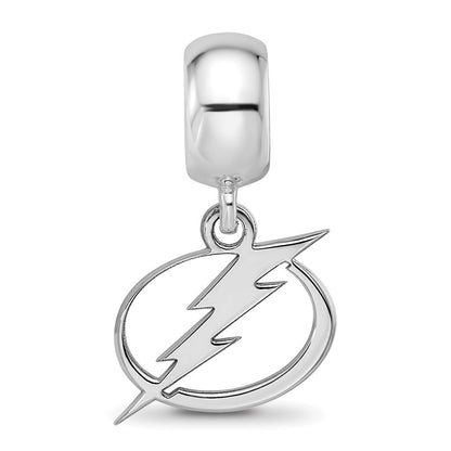 Sterlingsilber Rhodiniert Nhl Logoart Tampa Bay Blitz Sm Hängend Perle
