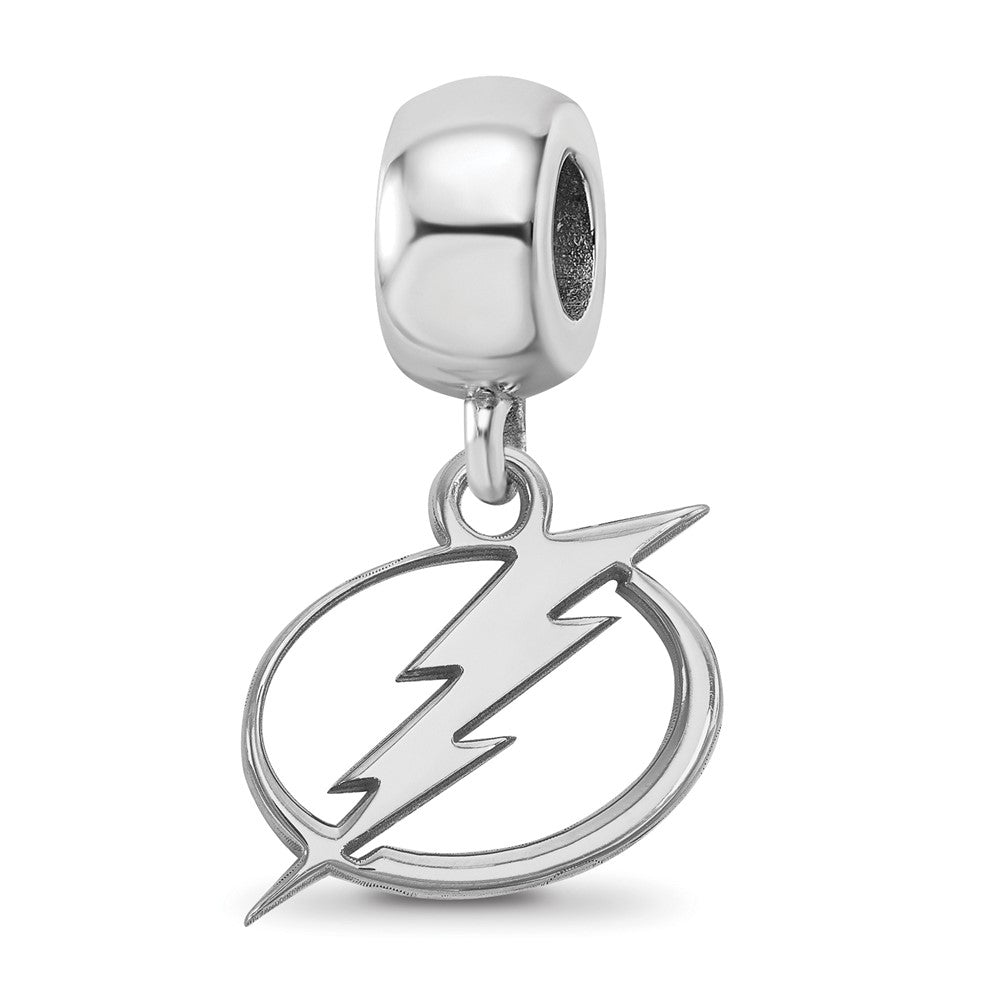 Sterlingsilber Rhodiniert Nhl Logoart Tampa Bay Blitz Sm Hängend Perle