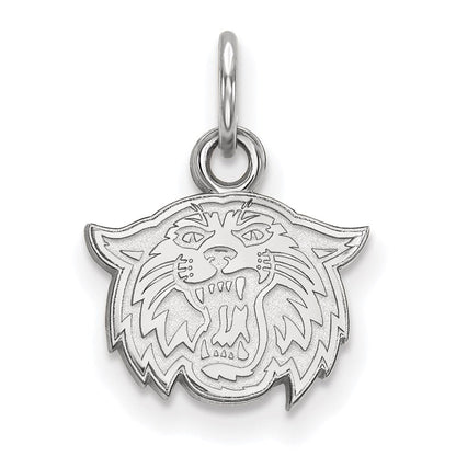 Sterlingsilber Rhodiniert Logoart Villanova University Wildkatze Extra Klein Anhänger