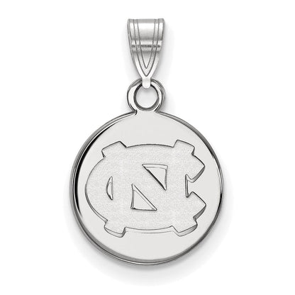 Sterlingsilber Rhodiniert Logoart University Of North Carolina N C Klein Plättchen Anhänger