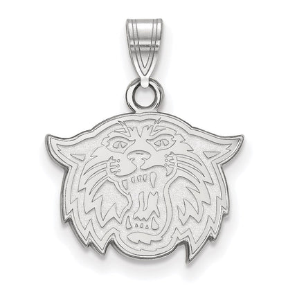 Sterlingsilber Rhodiniert Logoart Villanova University Wildkatze Klein Anhänger