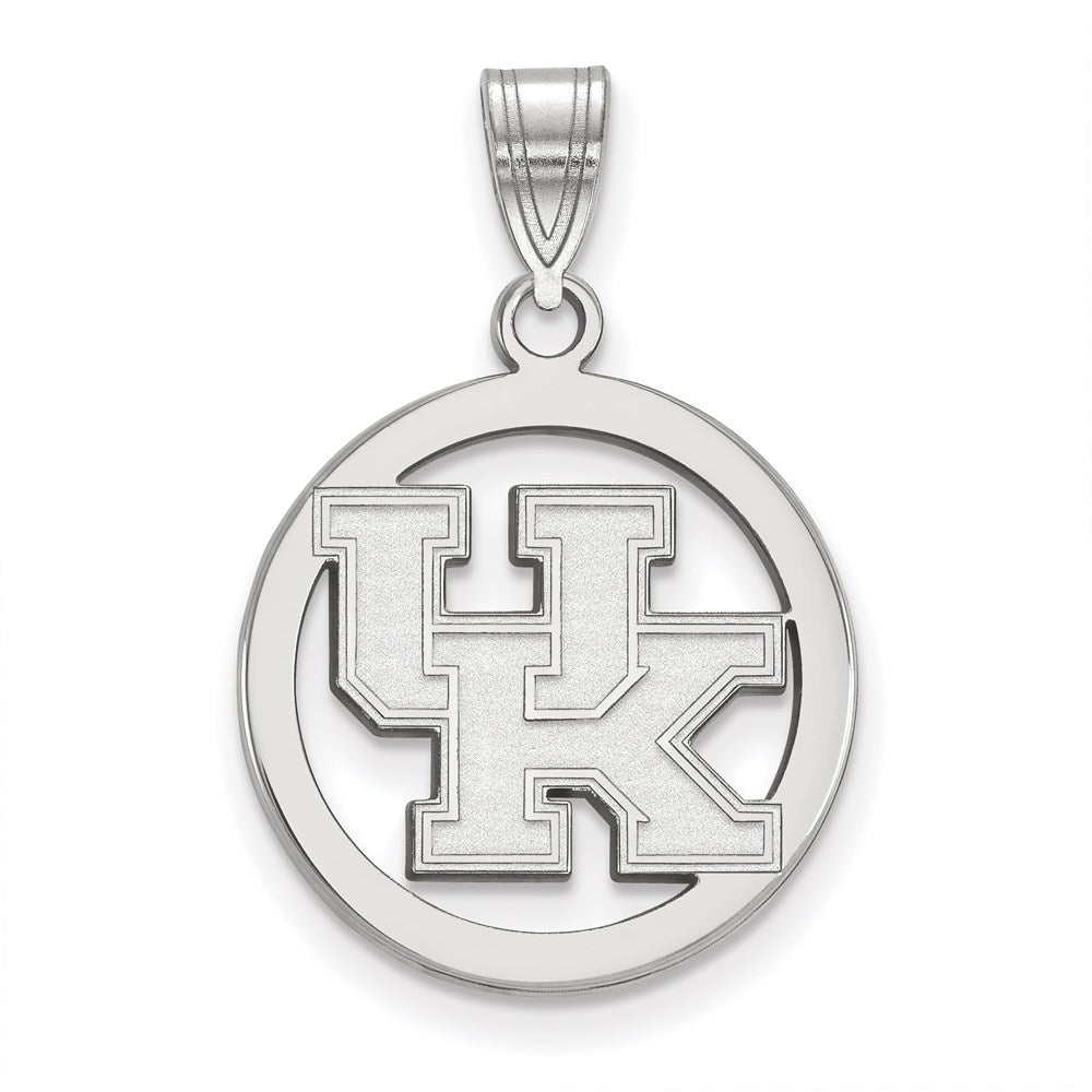 Sterlingsilber Rhodiniert Logoart University Of Kentucky U K Klein Kreis Anhänger