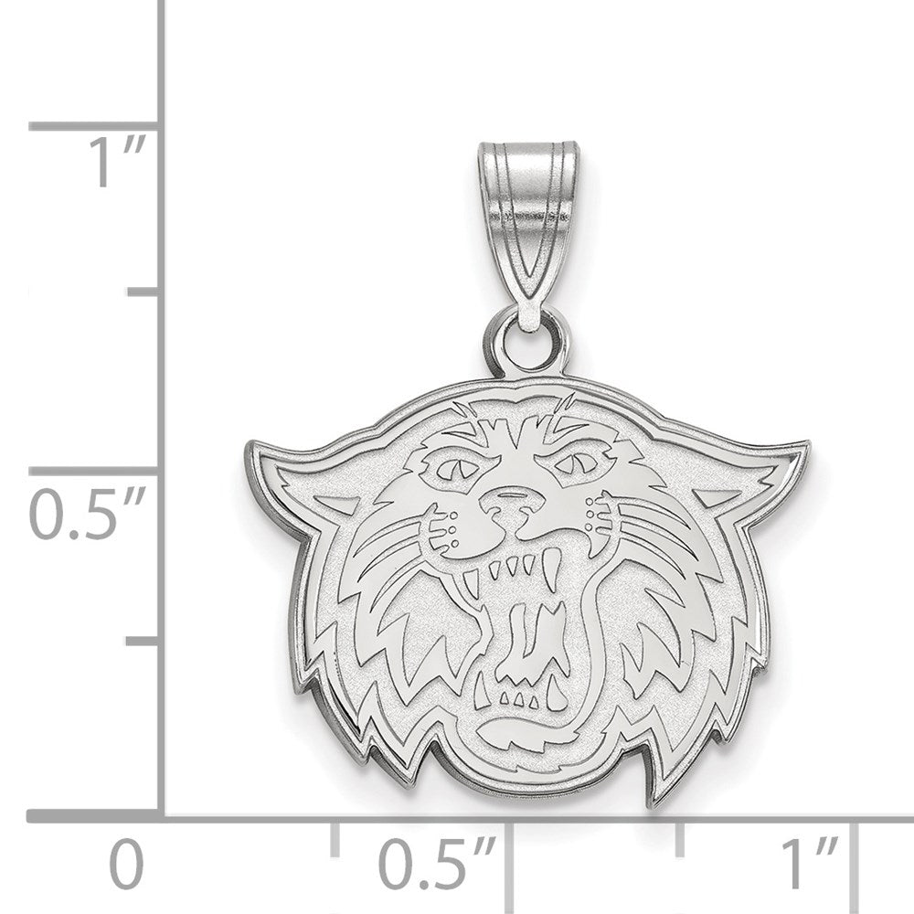 10K Weißgold Logoart Villanova University Wildkatze Mittel Anhänger