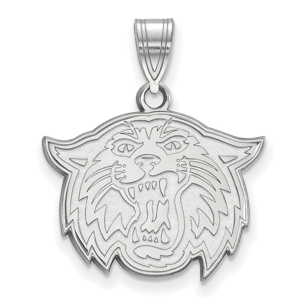 10K Weißgold Logoart Villanova University Wildkatze Mittel Anhänger