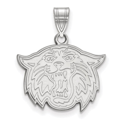 10K Weißgold Logoart Villanova University Wildkatze Mittel Anhänger