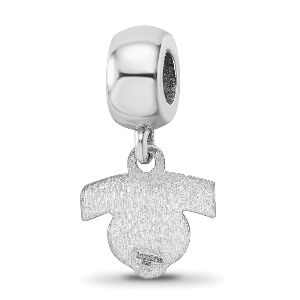 Sterlingsilber Rhodiniert Logoart Baylor University Xs Hängend Perle